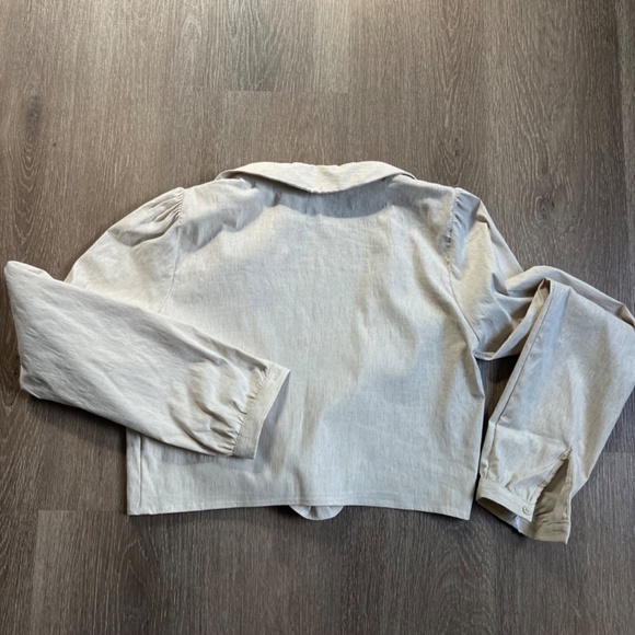 Zara cropped shirt with bow - Picture 11 of 11